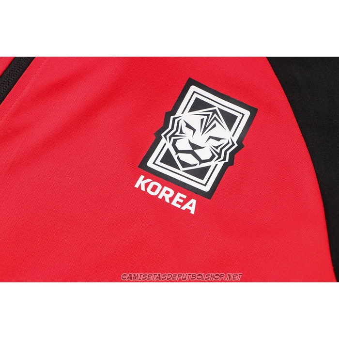 Chaqueta del Corea del Sur 22-23 Negro y Rojo